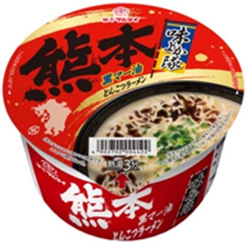 Marutai Ajiyokaita Tonkotsu Ramen Kumamoto 70g x 12 Packs