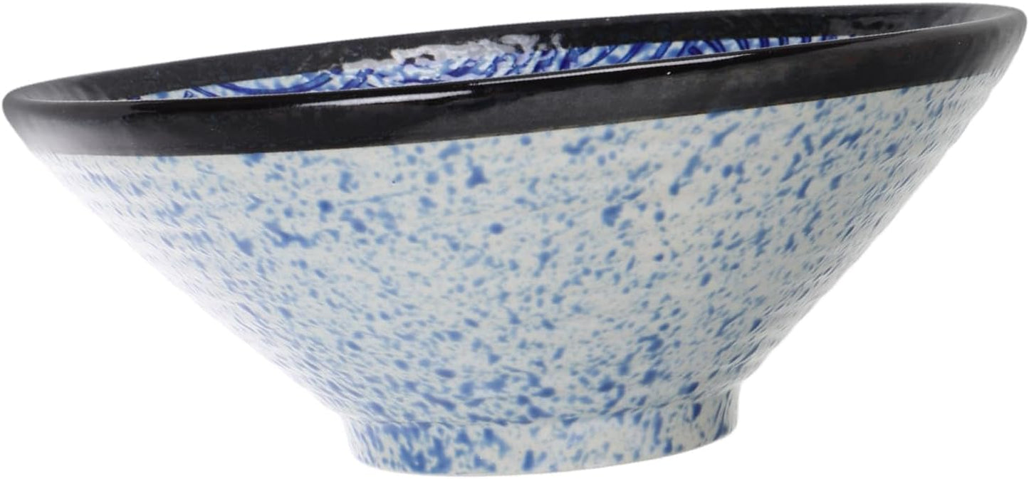 MOLUCKFU Japanese Ramen Bowl Ice Cream Bowl Udon Instant Ramen Bowl Ceramic Bowl Rice Bowl Four Bowl Chinese Soup Bowl Ceramic Korean Bowl Instant Noodle Bowl Porcelain
