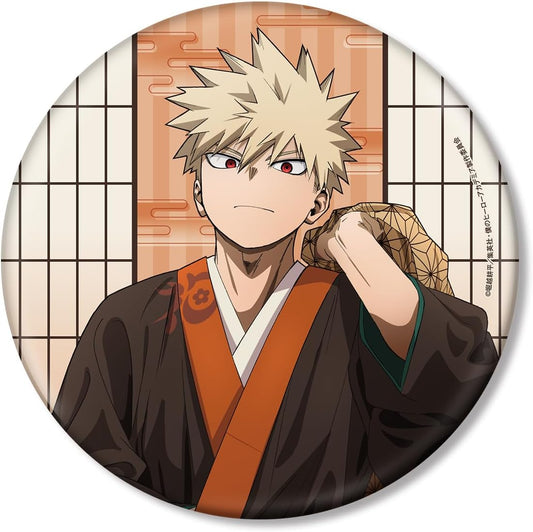 TV Anime My Hero Academia Illustrated by Katsuki Bakogo Hanayashiki Ver. Big Tin Badge