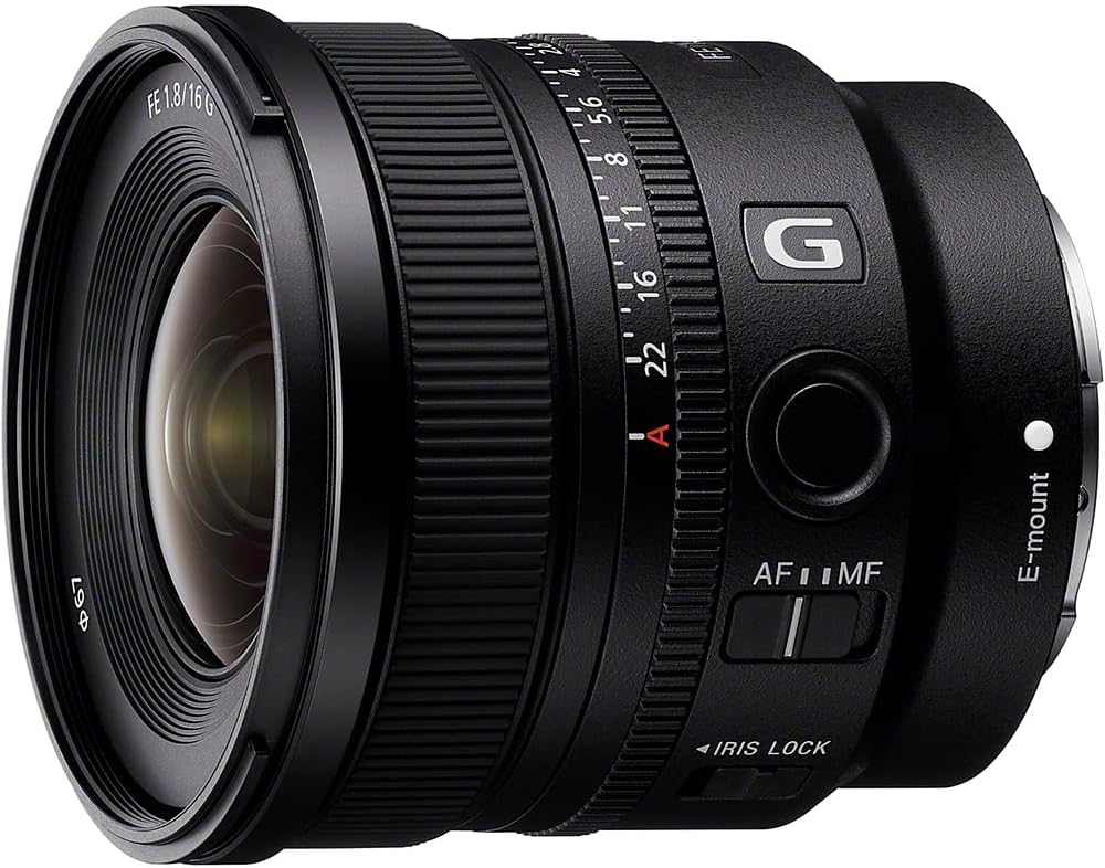 Sony SEL16F18G Wide Angle Monofocal Lens Full Size FE 16mm F1.8G G Lens for Digital SLR Camera α [E-Mount] Genuine Lens