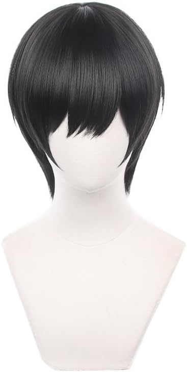 Akixen Chensoman Yoshida Hirofumi Wig, Cosplay, Anime Hair Net, Fashion Present, Events, Halloween, Christmas, Heat Resistant, Disguise, School Festivals, Cultural Festivals, Festivals