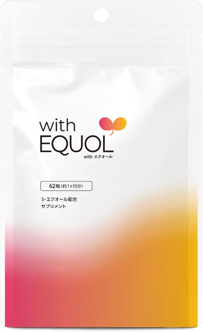 Equol 10mg Supplement with Soy Isoflavones, Domestically Manufactured, Small Tablets, Approx. 1 Month Supply, 62 Tablets