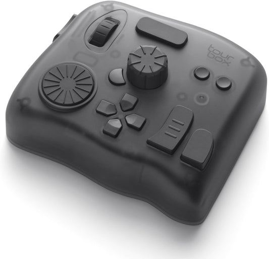 TourBox Elite [Flagship Model] Left Hand Device Bluetooth Tactile Feedback Video Movie Editing Post-Pro Modeling Tonal Correction Photo Processing Illustration Blind Operation ClipStudioPaint