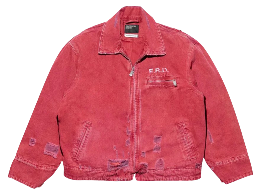 ENFANTS RICHES DÉPRIMÉS 'ITALIAN ROMANCE' RED WORK JACKET