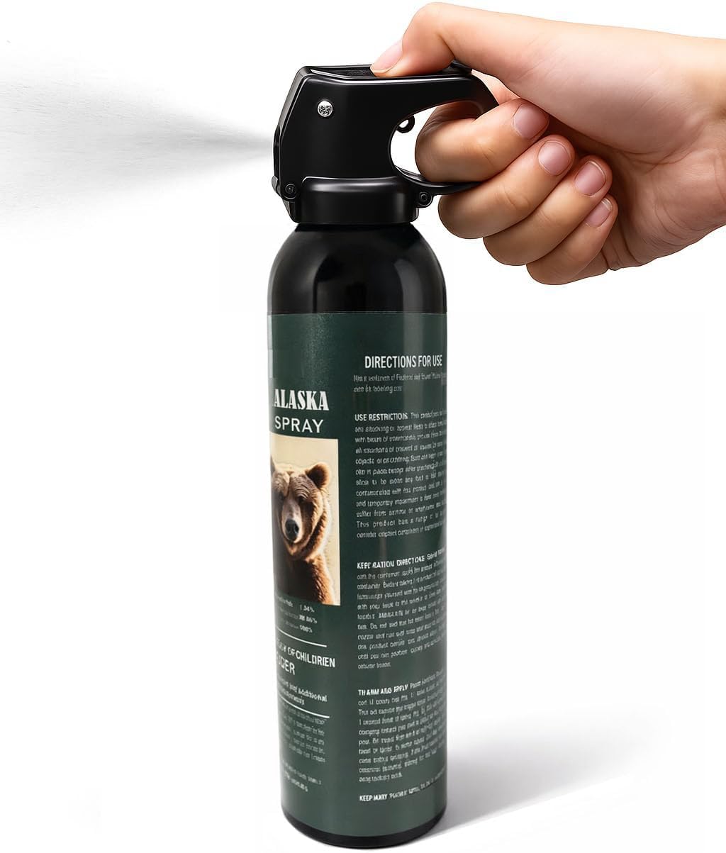 MA Bear Repellent Spray 40' Range Max Strength 9.2oz for Mountain Lion Outdoor Camping