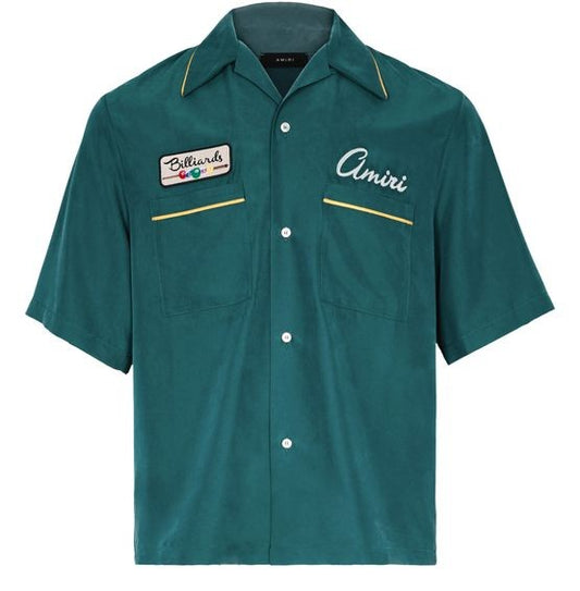 AMIRI Billiards クラブキャンプシャツ - Image 1