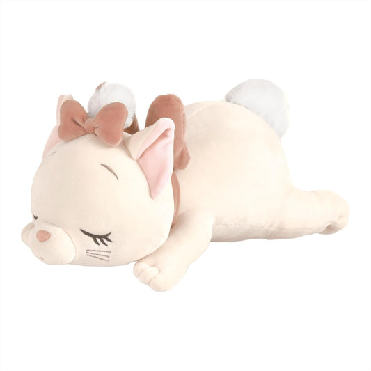 Liv Heart 80106-21 Disney Mochi Hug Body Pillow, Fluffy, Cuddly, Marie, Size L, Length: Approx. 15.7 in (40 cm)