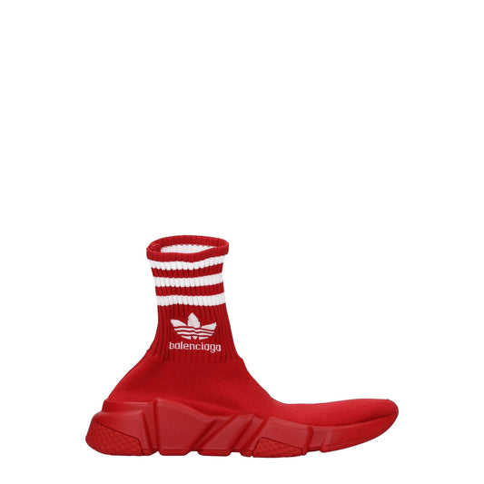Balenciaga バレンシアガスニーカーアディダススピードウーマンファブリックレッド/ホワイト - Image 1