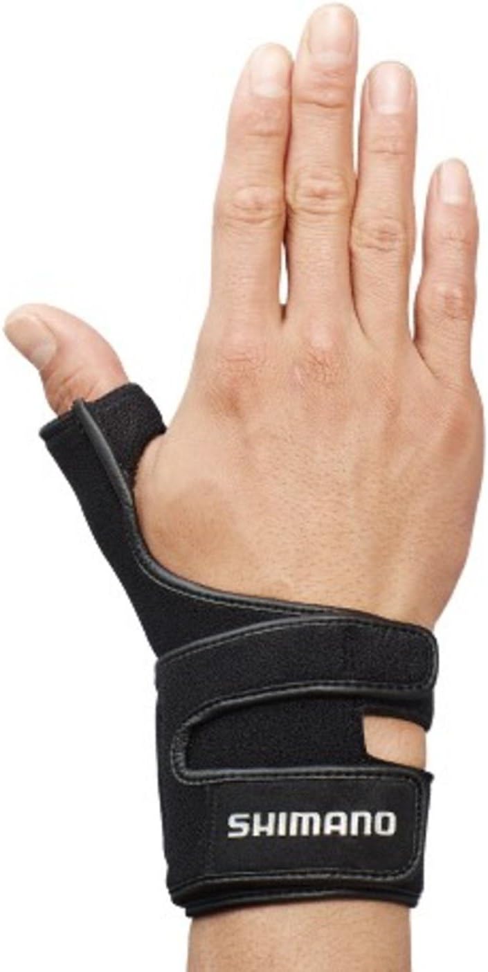 Shimano GL-05RQ Gloves Wrist Support Gloves (Right Hand) Black L Fishing Gloves