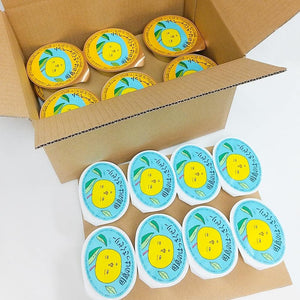 Hiroshima Confectionery Innoshima Hassaku Jelly, 2.7 oz (78 g), 16 Pieces, Hassaku Sherbet 2.6 oz (75 g), 12 Pieces, 28 Pieces Together, tau Hiroshima Prefecture Hassaku Jelly, Sherbet, Souvenir
