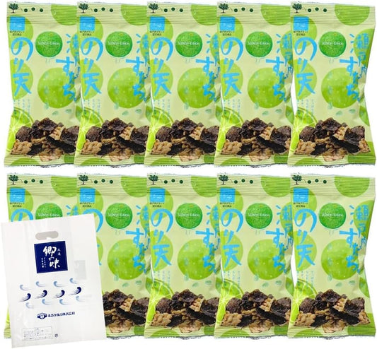 【Maruka Foods Official Online Store】 Setouchi Sudachi Flavor Nori Chips 27g 10-Pack Nori Chips Seaweed Chips Snack Popular Assortment Candy
