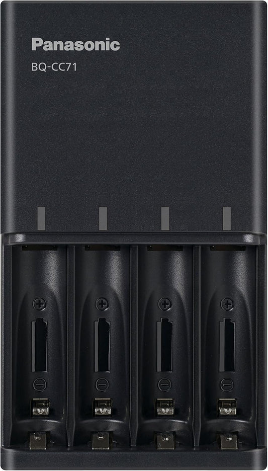 Panasonic 【限定】Panasonic Charger for AA and AAA Batteries, Black BQ-CC71AM-K