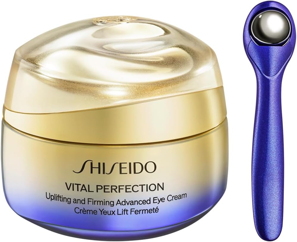Shiseido Vital Perfection Advanced Eye Cream, 0.5 oz (15 g), Eye Cream, Elegant and Luxurious Floral Scent, Sagging, Dry, Tight Eyes, Shiseido