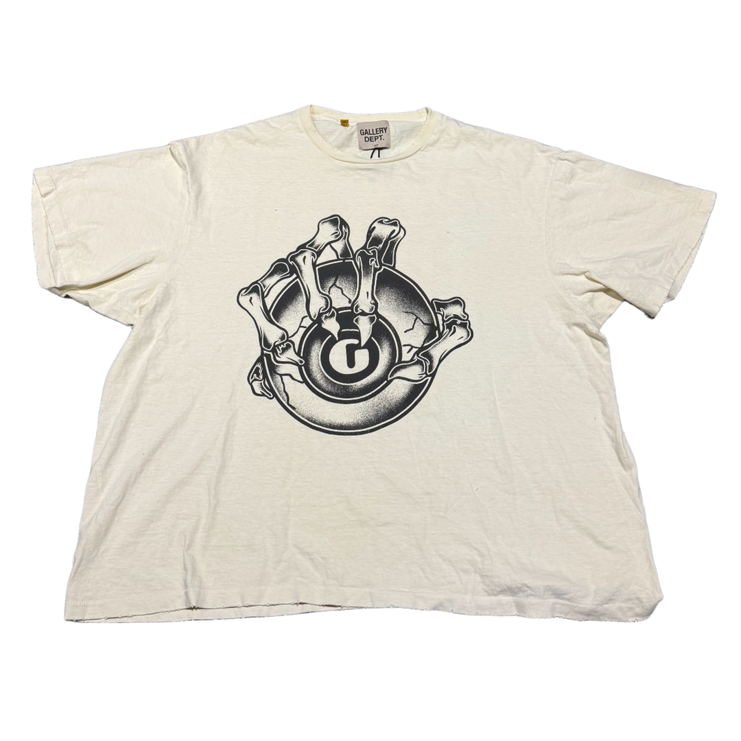 GALLERY DEPT. 'RECALL THEM ALL' G BALL BEIGE TEE