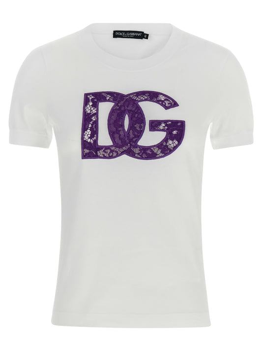 Dolce  Gabbana ドルチェ＆ガッバーナレースTシャツ - Image 1