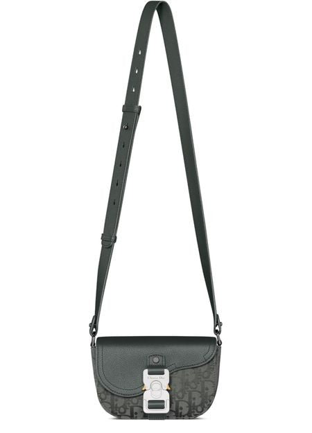 DIOR Mini Saddle Messenger Bag with Flap - Image 1