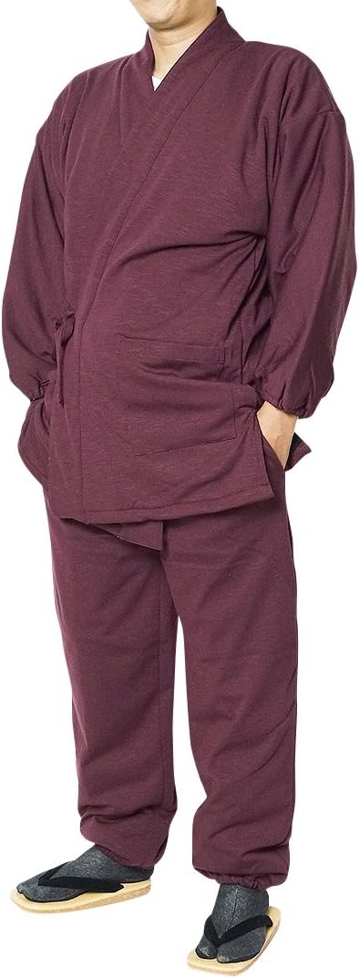 [Samui and Japanese Specialty Store, Craftsmanship Himeka] Winter Men's Slub Knit Woven Work Clothes, Fleece Lined Lined Work Clothes, Our Shop Original