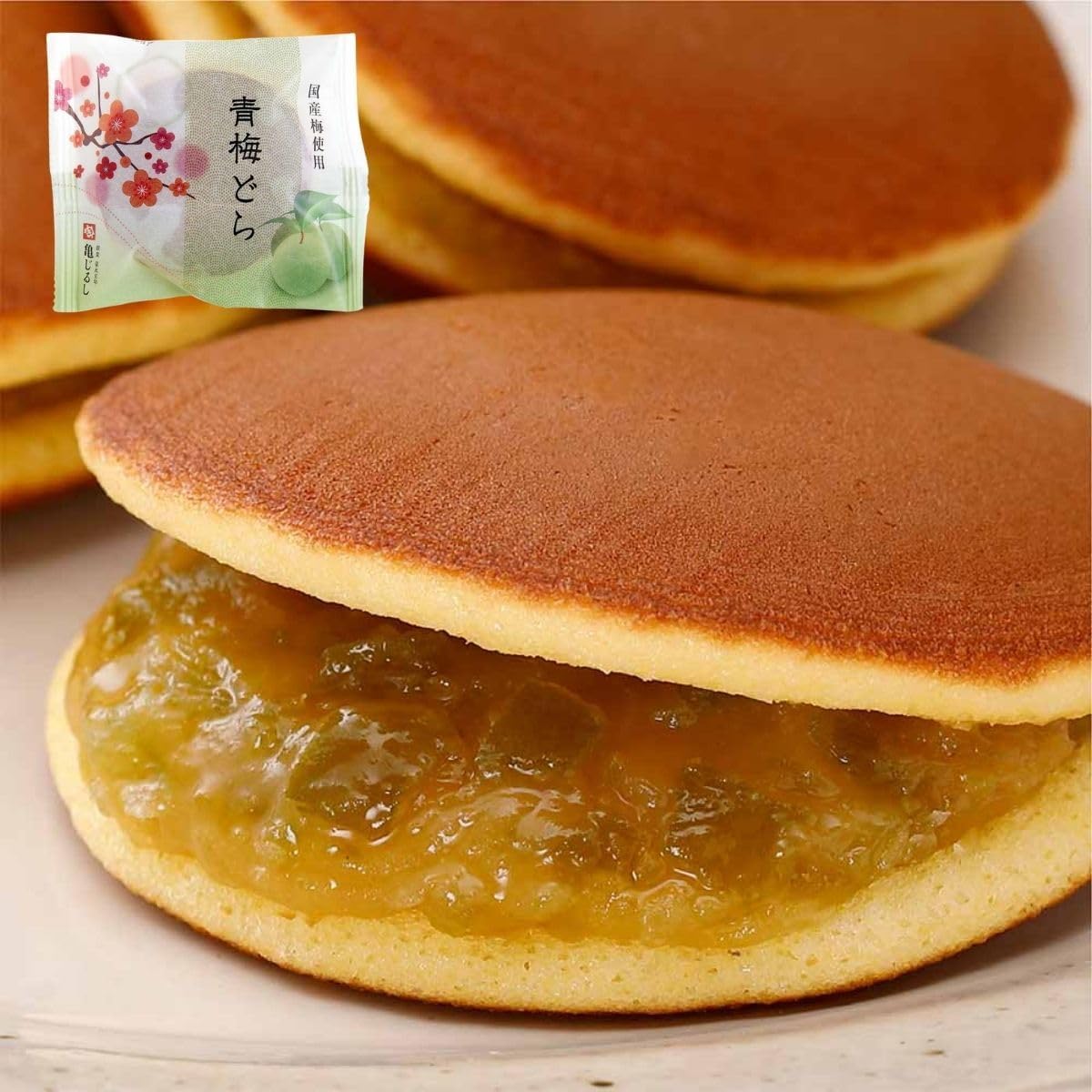 Kamejirushi Official Blue Plum Dolls, Set of 5, Ibaraki Souvenir, Individually Packaged, Plum Flavor, Tea Infuser Gift, Souvenir, Dorayaki