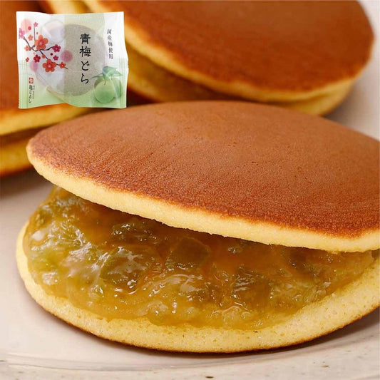 Kamejirushi Official Blue Plum Dolls, Set of 5, Ibaraki Souvenir, Individually Packaged, Plum Flavor, Tea Infuser Gift, Souvenir, Dorayaki