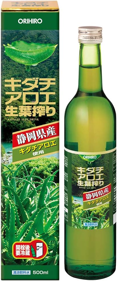 Orihiro Kidachialoe Raw Leaf Squeezer, 16.9 fl oz (500 ml), Kidachialoe from Shizuoka Prefecture