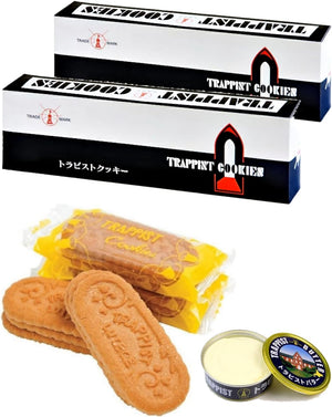 Trapeze Cookies, Hokkaido Hakodate Souvenir, Pack of 3, 12 x 2 Boxes, Uses Trapeze Butter, Long Selling, No Eggs
