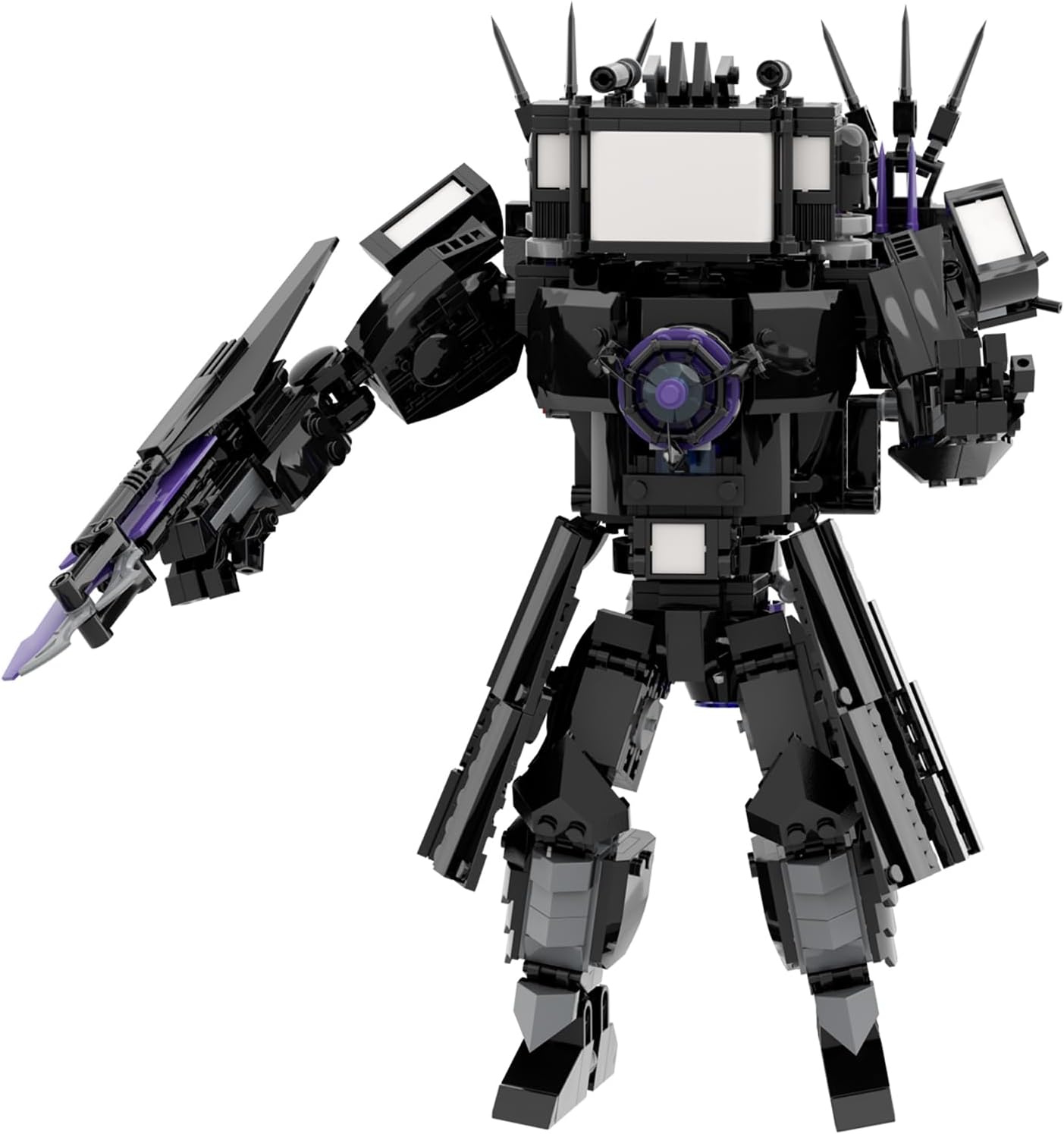 Skibiti Toilet 2024 New Building Blocks Giant Edition Upgraded Titan Television Man Toy Skibidi Toilet Toy Hobby Blocks Collection Net Anime Collectible Boys Girls Kids 6 Years 7 8 Years Old