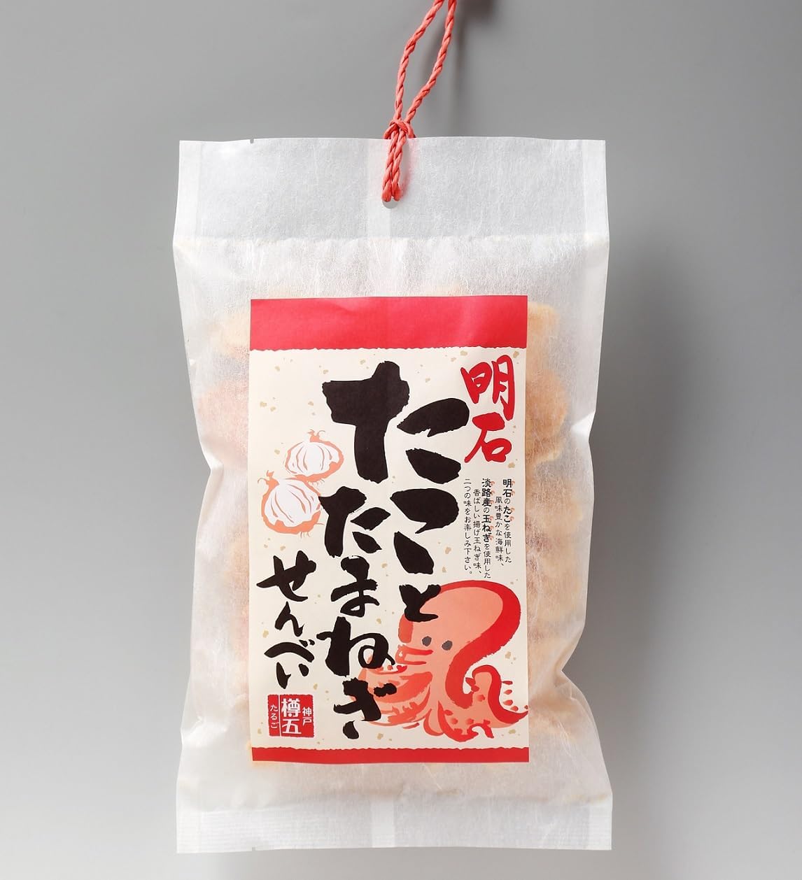 Takotama Onion Senbe, Souvenir Souvenir, Kobe Barrel, 4.1 oz (115 g)