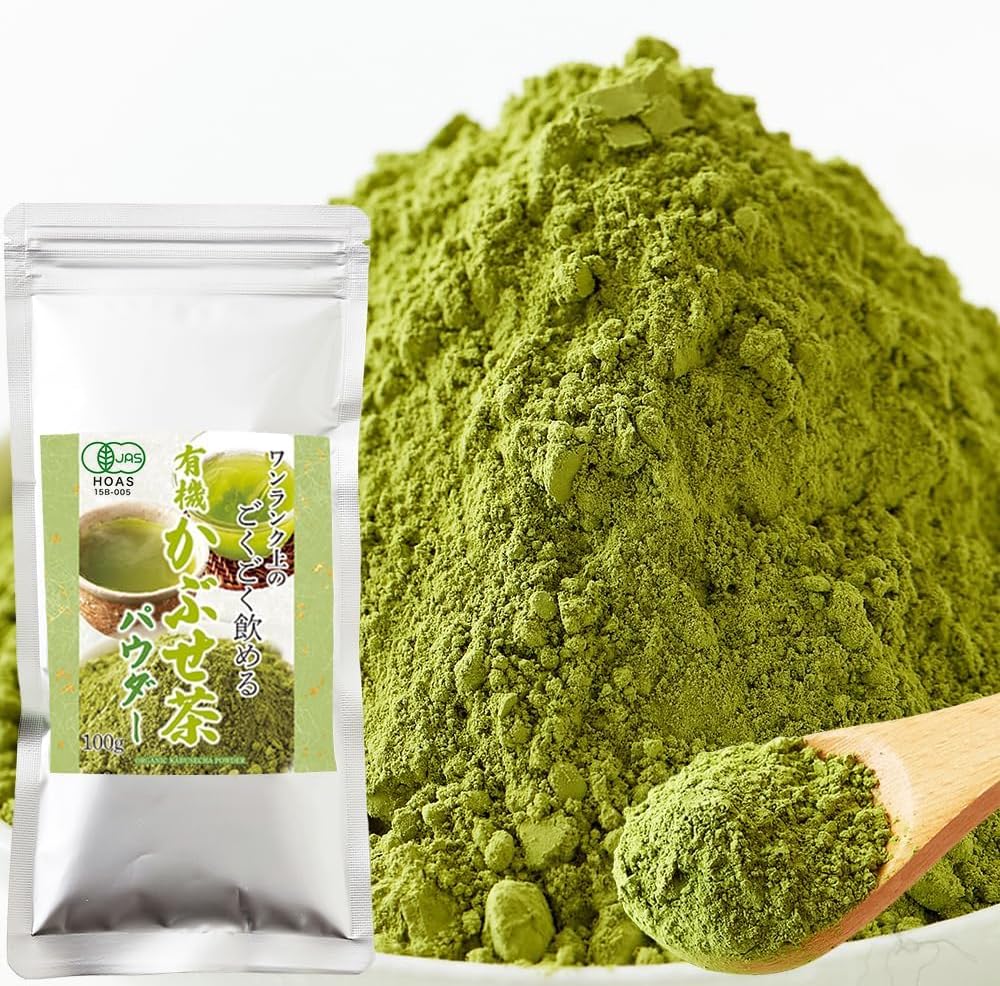 Natural Life Organic Kabuse Tea Powder, Kyoto Powder, Luxurious, Organic Uji Tea, Organic Green Tea, Domestic Production, Covered Cultivation, Japanese Tea, Japanese Sweets, Sweets