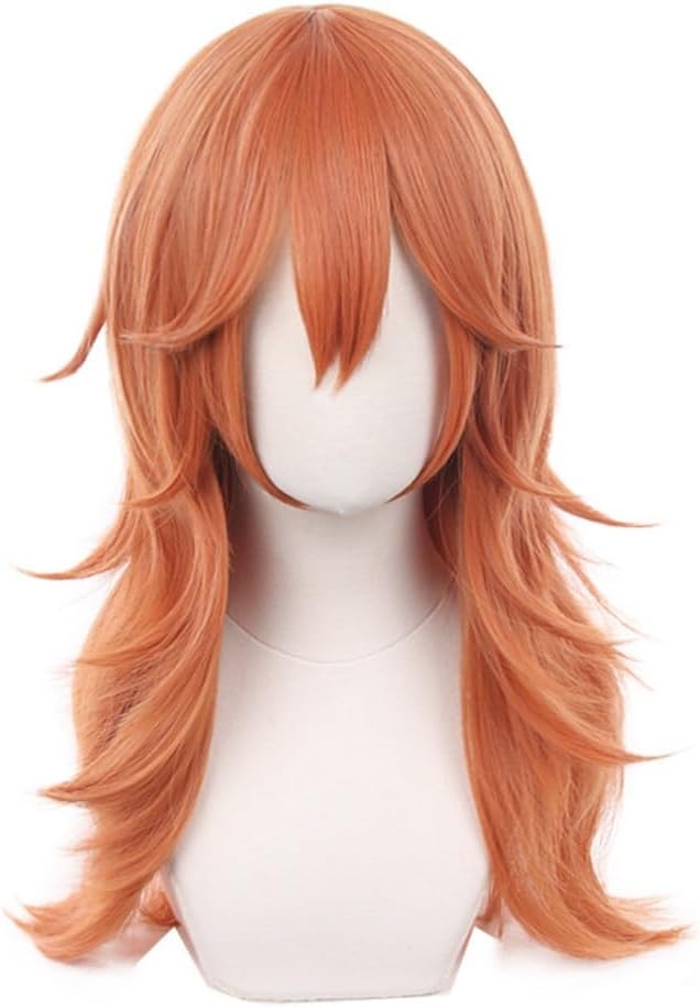 Akixen Chainsorman Angel Wig, Cosplay, Anime Wig, Hair Net, Gift, Event, Halloween, Christmas, Heat Resistant, Disguise, School Festivals, Cultural Festivals