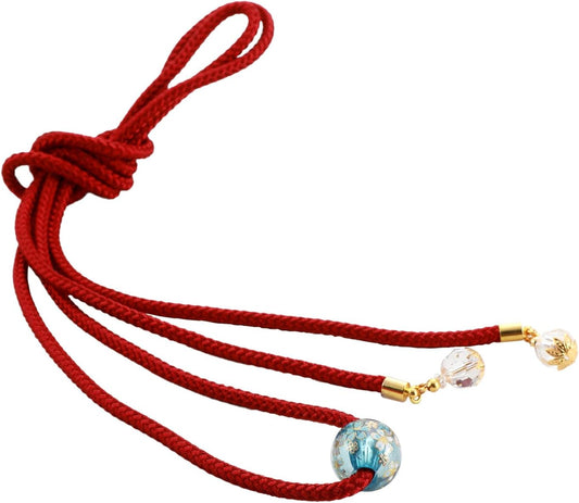 Sarasa Obi Sash Decoration with Dragonfly bead, For Yukata Kimono, Belt Decoration