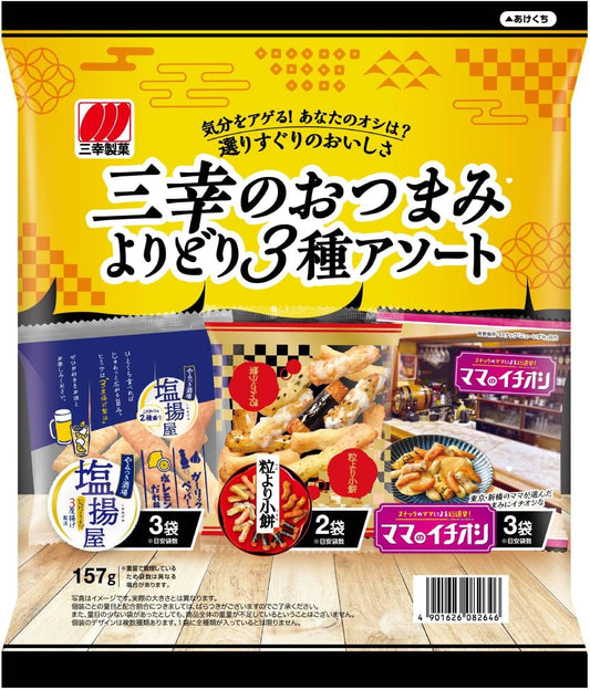 Sankyo Seika Assorted 3 Types of Sankyo Noodles 5.6 oz (157 g)