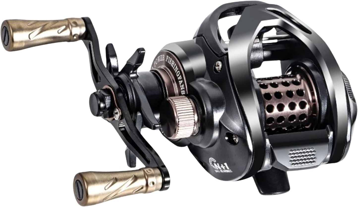 ベイトリール 右ハンドル 左ハンドル フィッシング リール 両軸リールエクストラハイギア（XG） 7.2：1 ベイトキャスティングリール 釣り 釣り具 [並行輸入品]