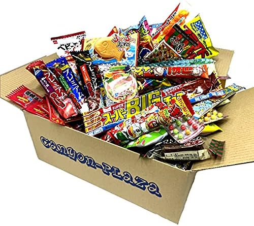 Assorted Dagashi, 75 Piece Tote Bag, 1 Piece Service, Dagashi Candy Set, Events, Presents, Fun, Valentine's Day, Christmas Party, Halloween, Golden Week, White Day