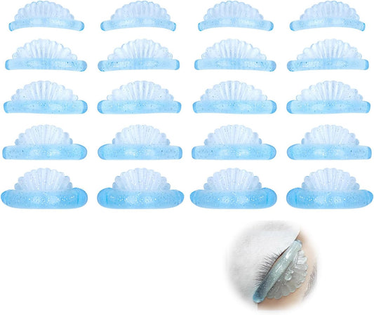 Eyelash Lifting Silicone Pads New Eyelash Perm Pads Perm Pads Self Adhesive Eyelash Perma Rod 10pcs/5 Sizes Reusable Eyelash Perma Rod Cute Shell Pearl Shape