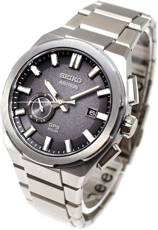 Seiko Astron Next SBXD025 Core Shop Exclusive Distribution Limited Watch GPS Solar Watch GPS Satellite Radio Clock ASTRON NEXTER Titanium Moon Image, Bracelet Type