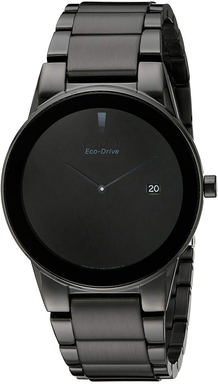 Citizen AU1065-58E Axiom Eco Drive Black Dial Black Ion-Plated Men's Wristwatch