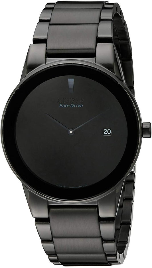 Citizen AU1065-58E Axiom Eco Drive Black Dial Black Ion-Plated Men's Wristwatch