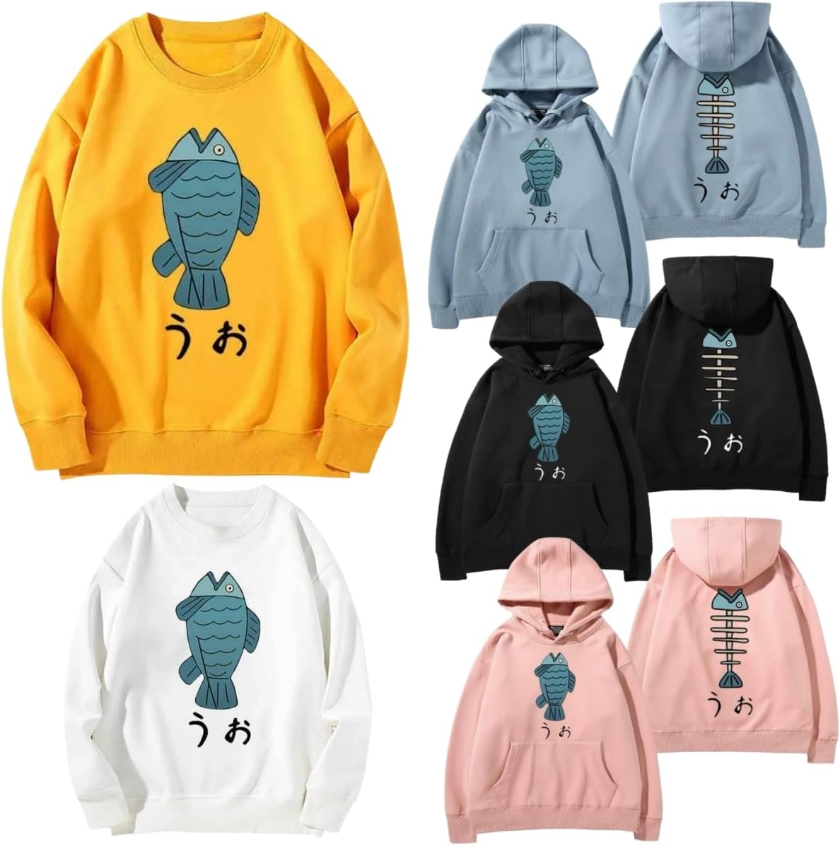 Zokeny Dandadan Peach Ayase Momo, Same Type, Fish, Hoodie, Long Sleeve, Thin/Thick, Outerwear, Paranomal, Hooded, Women's, Men's, Anime Goods, Everyday Clothing, Cute, Sweat Trainer, Top, Loose