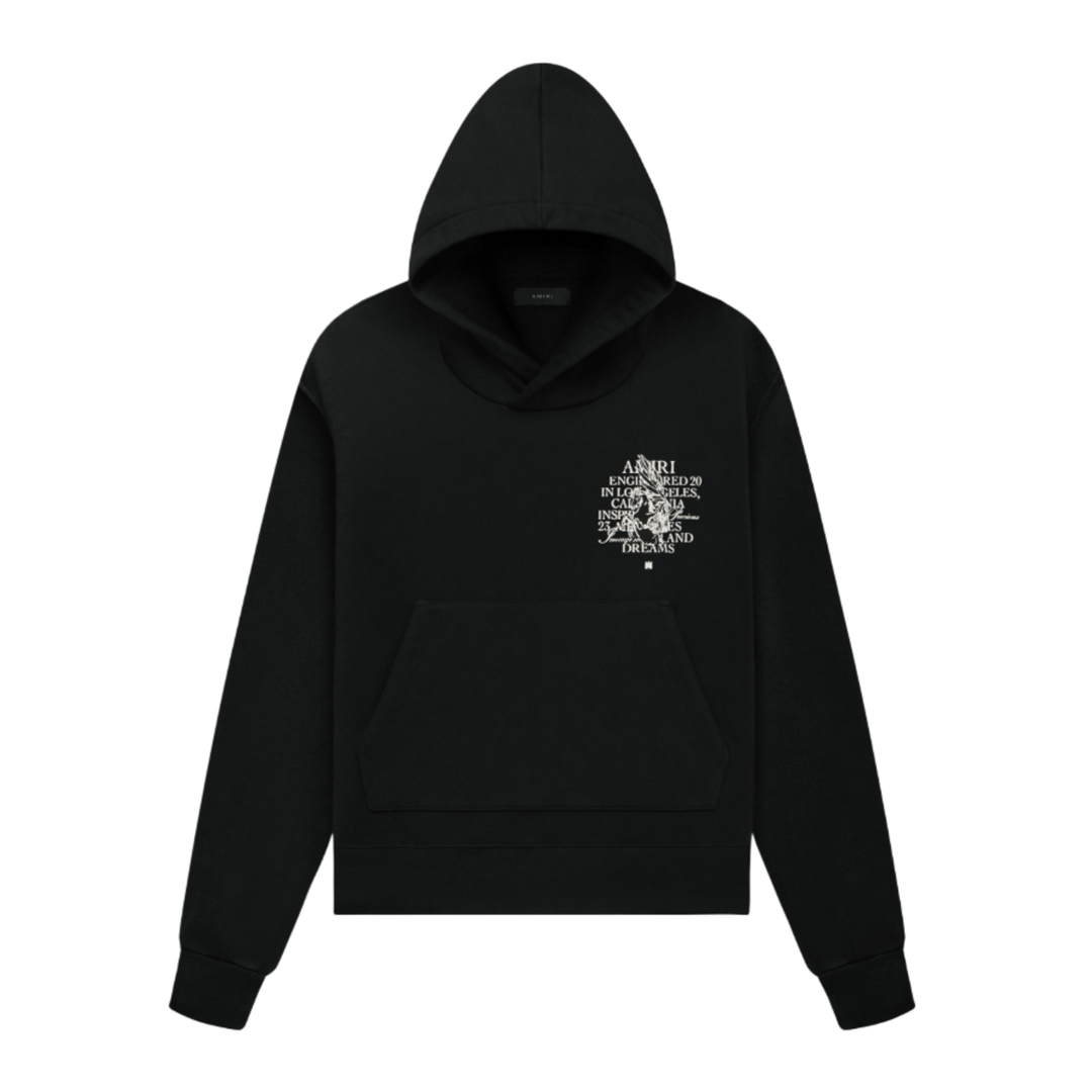 AMIRI 'PRECIOUS MEMORIES' BLACK HOODIE