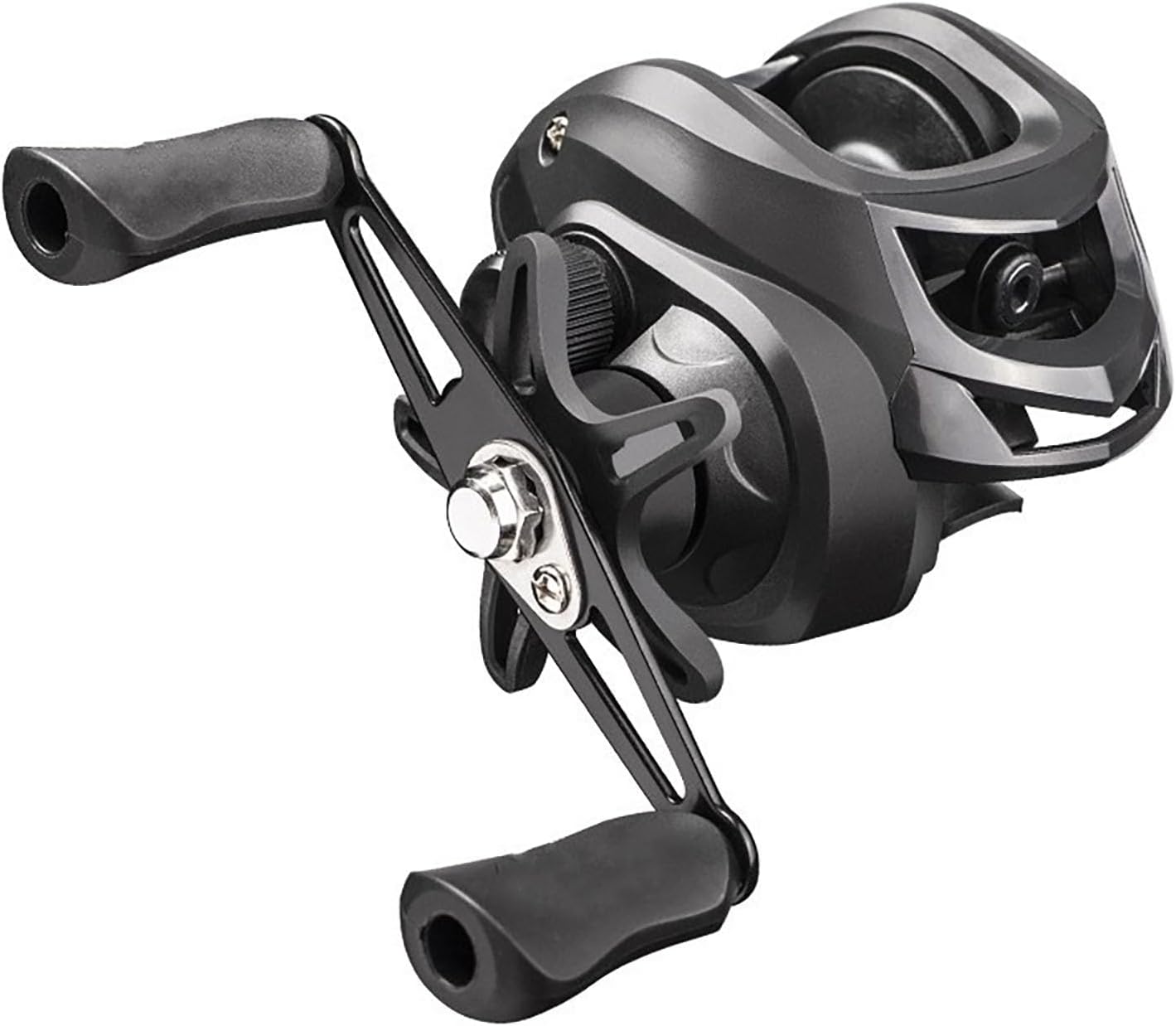 Ideal for Beginners, Bait Reel, Left Winding, Right Handle, Ultra Lightweight, Deep Groove Spool, Maximum Drag 17.7 lbs (8 kg), Gear Ratio 7.2:1, Aluminum Alloy Spool, For Sea, Streams, Fishing