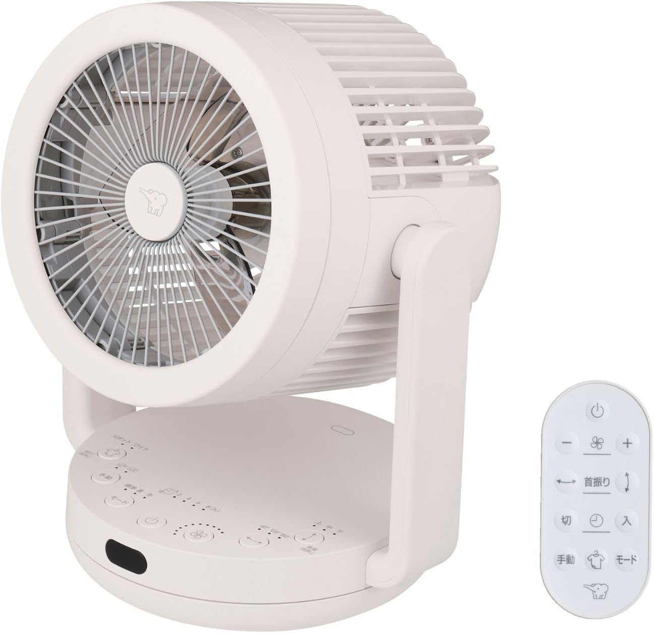 Zojirushi Mahobin RC-AA30-WA 2-Way Circulator, Large Airflow, Fan Mode, Remote Control, White
