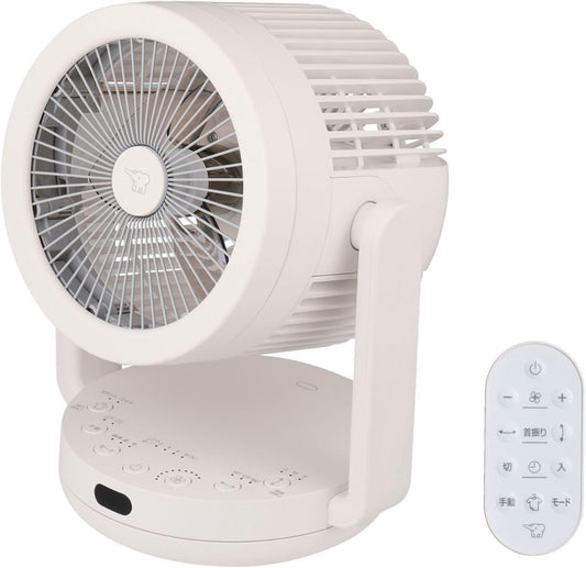 Zojirushi Mahobin RC-AA30-WA 2-Way Circulator, Large Airflow, Fan Mode, Remote Control, White