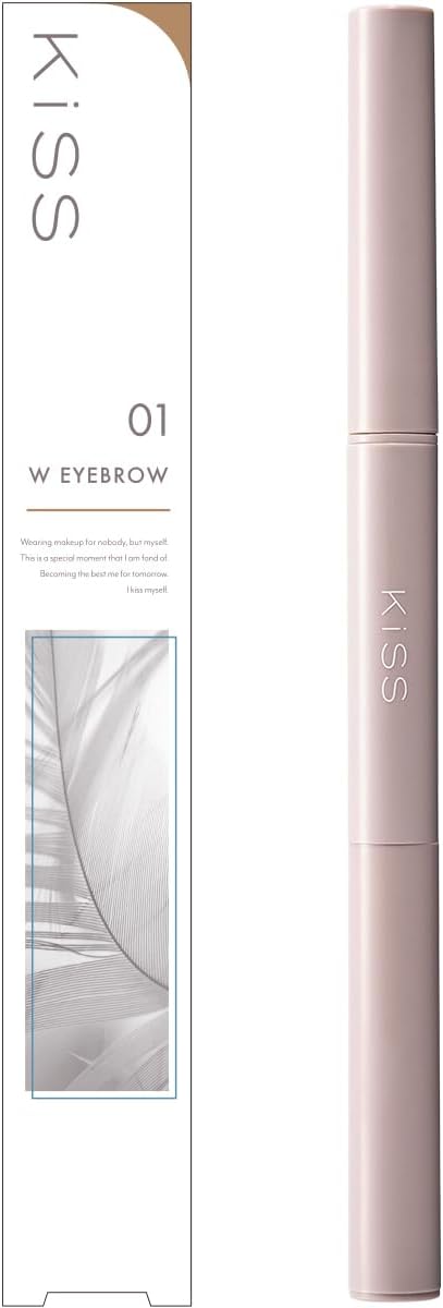 KiSS W Eyebrow N 01 Sand Beige Pencil 0.1g Powder 0.3g Eyebrow Pencil x Eyebrow Powder W End