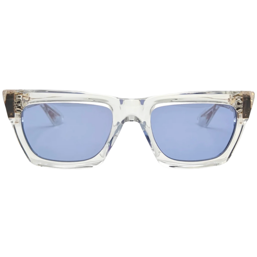 CHROME HEARTS 'CRYSTAL W/BLUE TINT' CLITERALLY SUNGLASSES