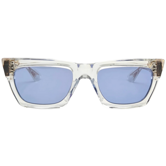 CHROME HEARTS 'CRYSTAL W/BLUE TINT' CLITERALLY SUNGLASSES