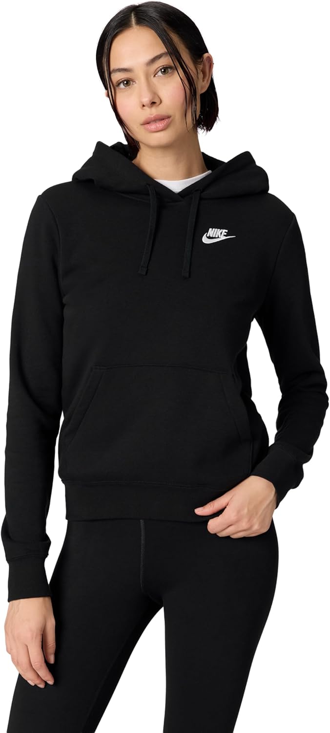 Nike Sudadera con Capucha de Forro Polar Pullover Sportswear Club para Mujer