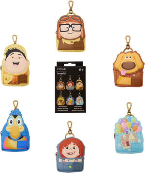 Loungefly Disney: Pixar - Up - Mini mochila misteriosa para llavero - Ideal para niños y adultos - Llaves coleccionables