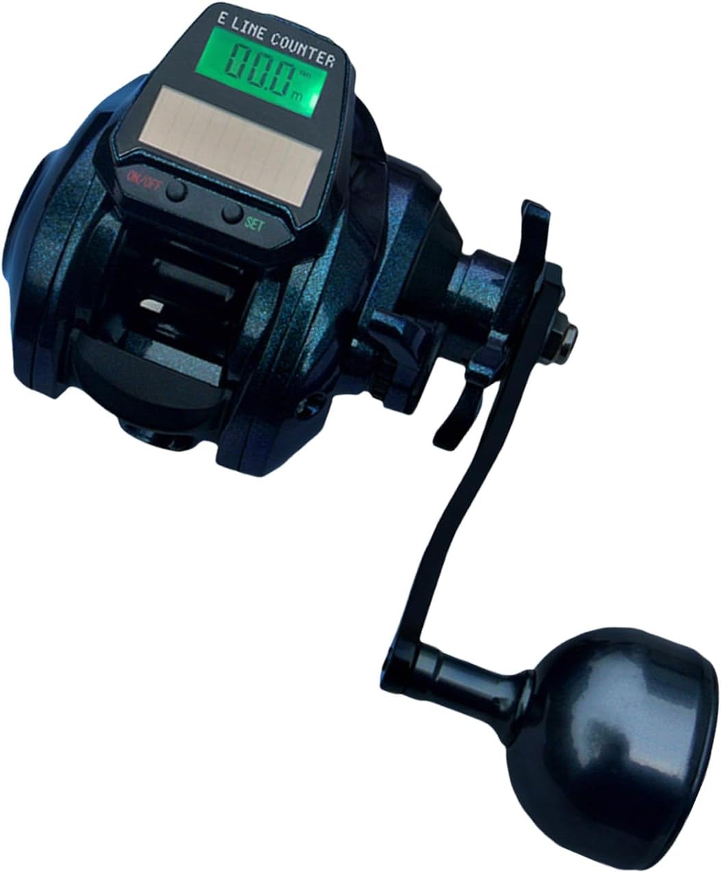 Electronic LED Screen Fishing 7.2:1 Fast Powerful Fishing Reel Corrosion Resistance Saltwater Freshwater Fishing Reel Electronic Baitcasting Reel