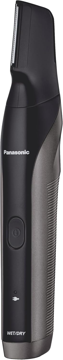 【Exclusive】Panasonic Body Trimmer® Body Shaver, VIO Compatible, Rechargeable, Adjustable Length, Bath Use, Men's, Dark Silver, ER-NGKJ3-S