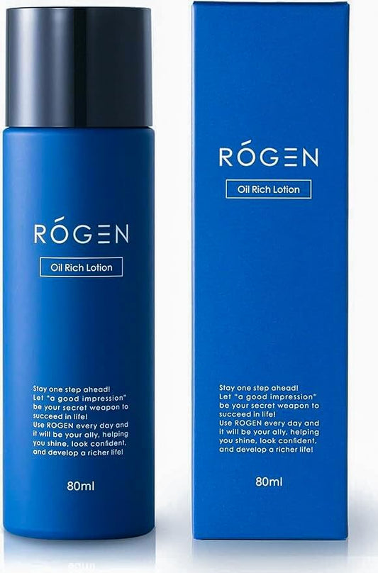 ROGEN Rogen All-in-One, About 2 Months Work, Men's Lotion, Refreshing, Milky Lotion, Sticky Luster, Highly Moisturizing, Dry Skin, Aging Care, After Shaving, 4 in 1